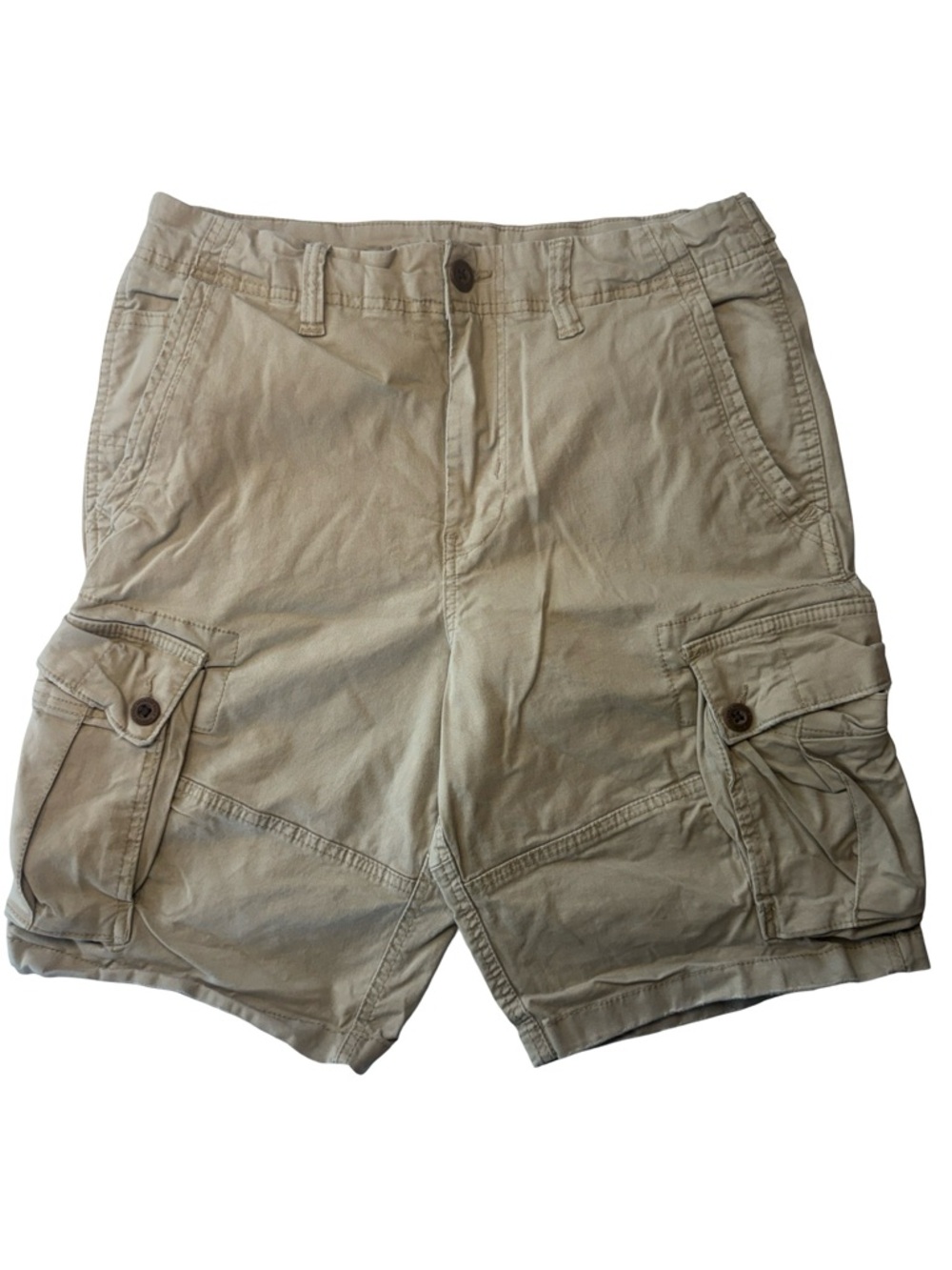 American Eagle Outfitters Men's Cargo Shorts - Khaki